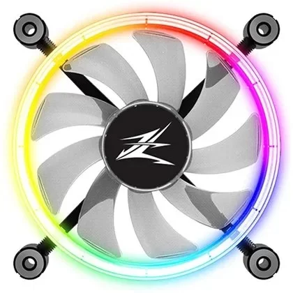 מאוורר למארז Zalman LF120 120mm Double-Sided Ring LED