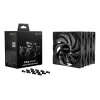 מאוורר למארז be quiet! Pure Wings 3 140mm PWM HS 3-Pack שחור