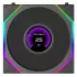מאוורר למארז LIAN-LI 120mm UNI FAN TL LCD FLEX Reverse Blade שחור