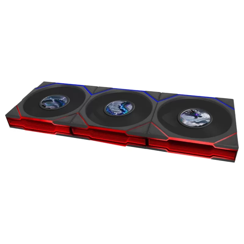 Case Fan LIAN-LI 120mm UNI FAN TL LCD FLEX 3-Pack black