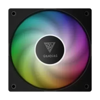 מאוורר למארז Gamdias NOTUS 1201 ARGB שחור 120mm