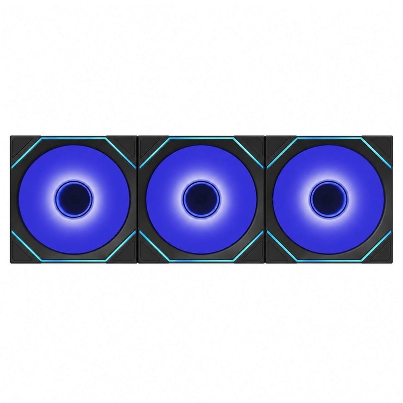 סט מאווררים LIAN-LI 120mm UNI FAN SL-INF FLEX Reverse Blade 3-Pack שחור