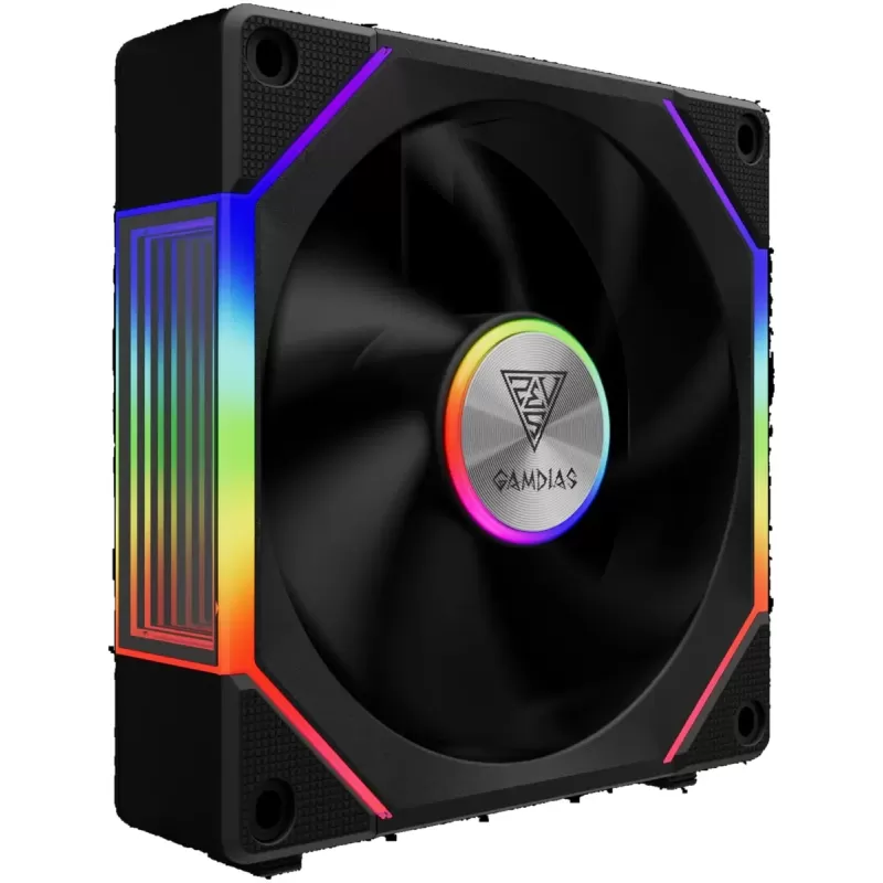 סט מאווררים Gamdias AEOLUS P2-1203U שחור 120mm