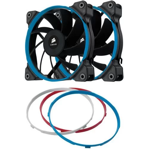 Two Fans Corsair Air Series AF120 Quiet Edition High Airflow 120mm