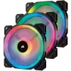 Kit 3 Fans Corsair LL120 RGB Dual Light Loop RGB 120mm