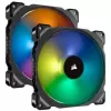 Комплект Из 2 Вентиляторов, Включая Lighting Node Pro Corsair ML140 PRO RGB LED