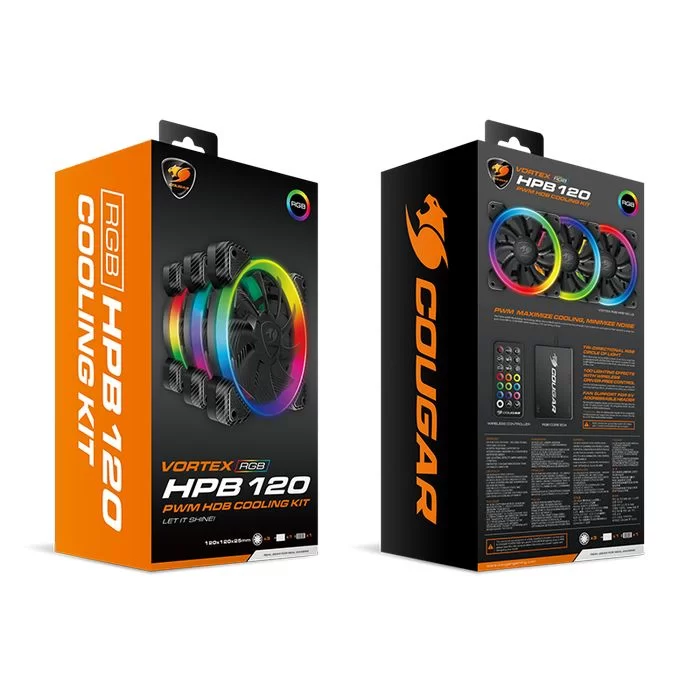 Вентилятор для Корпуса COUGAR VORTEX RGB HPB 120 120mm