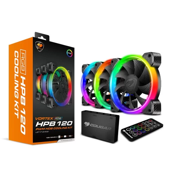 Вентилятор для Корпуса COUGAR VORTEX RGB HPB 120 120mm