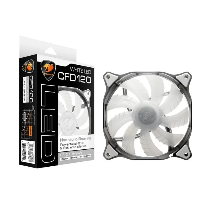 Case Fan COUGAR CFD 120 white 120mm
