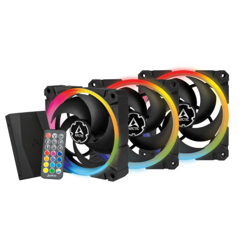 מאוורר למארז Arctic Cooling BioniX P120 A-RGB 120mm צבע שחור