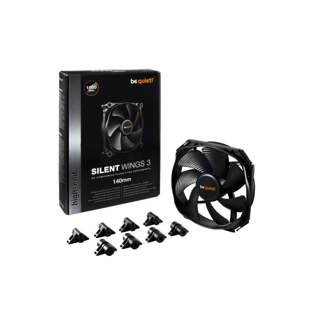 Вентилятор для Корпуса be quiet! SILENT WINGS 3 черный 140mm