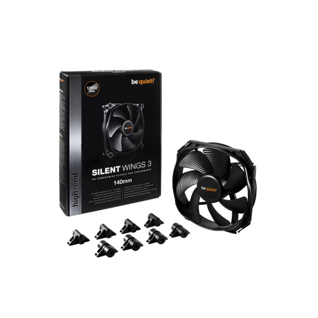 Вентилятор для Корпуса be quiet! SILENT WINGS 3 черный 140mm