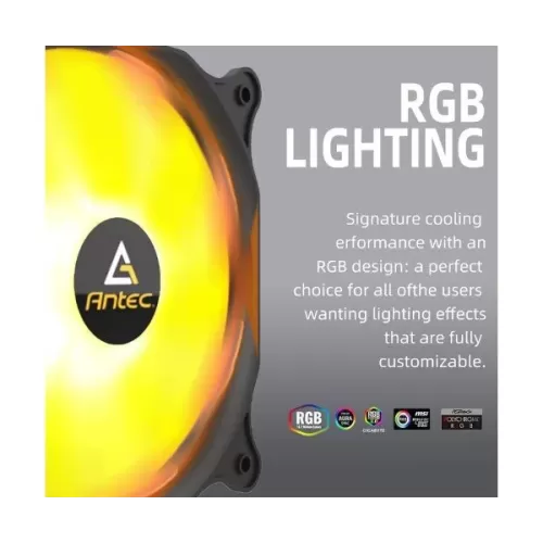 Case Fan Antec F12 RGB 4Pin 120mm Color:black