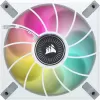 3 Fans Kit + Controller Corsair iCUE ML120 RGB ELITE Premium 120mm PWM Magnetic Levitation Fan - White Triple Fan Kit with iCUE Lighting Node