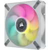 3 Fans Kit + Controller Corsair iCUE ML120 RGB ELITE Premium 120mm PWM Magnetic Levitation Fan - White Triple Fan Kit with iCUE Lighting Node
