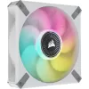 3 Fans Kit + Controller Corsair iCUE ML120 RGB ELITE Premium 120mm PWM Magnetic Levitation Fan - White Triple Fan Kit with iCUE Lighting Node