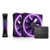 Вентилятор для Корпуса NZXT F120 RGB DUO Triple Pack black 120mm
