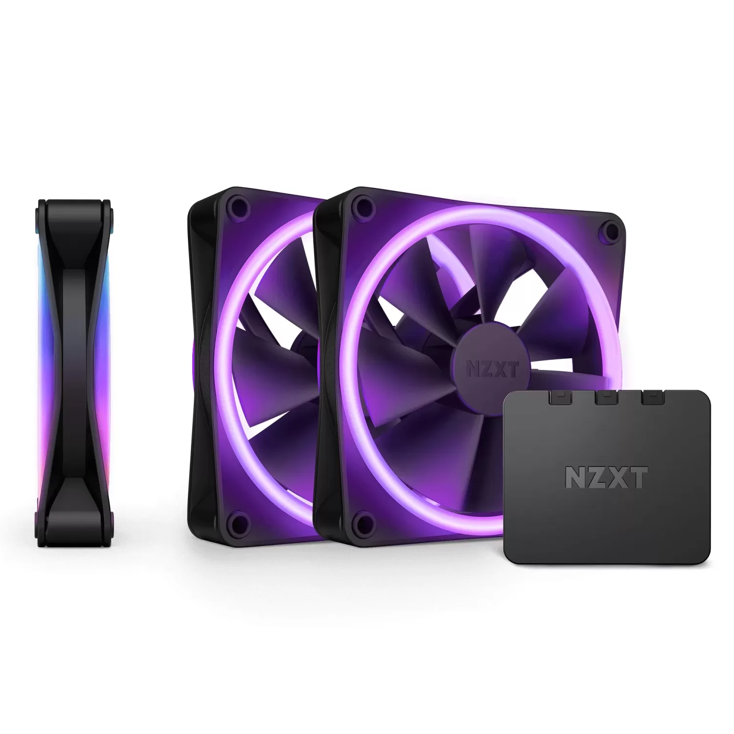 Вентилятор для Корпуса NZXT F120 RGB DUO Triple Pack black 120mm