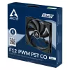 Вентилятор для Корпуса Arctic Cooling F12 PWM PST CO black 12cm Ball Bearing Case 120mm Вентилятор для Корпуса Arctic Cooling F12 PWM PST CO black 12cm Ball Bearing Case 120mm