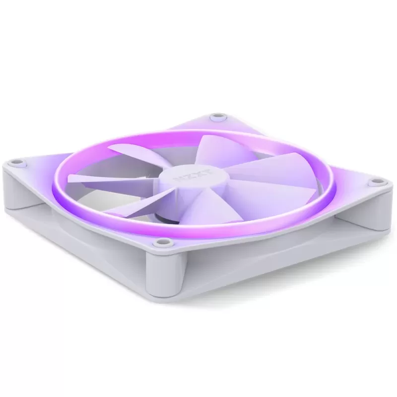מאוורר למארז NZXT F140RGB 140mm RGB לבן מאוורר למארז NZXT F140RGB 140mm RGB לבן