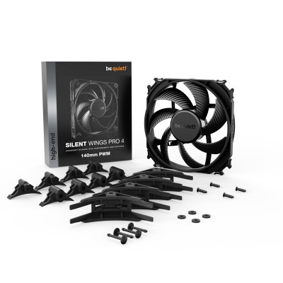 מאוורר למארז be quiet! Silent Wings Pro 4 140mm PWM מאוורר למארז be quiet! Silent Wings Pro 4 140mm PWM