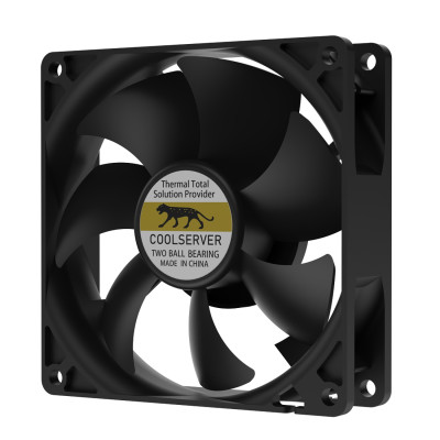 Вентилятор для Корпуса Coolleo 80X25mm Ball Bearing Server fan 3400RPM 80mm Вентилятор для Корпуса Coolleo 80X25mm Ball Bearing Server fan 3400RPM 80mm