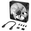 מאוורר למארז Corsair iCUE LINK RX140 RGB 140mm PWM Single Fan Expansion צבע שחור