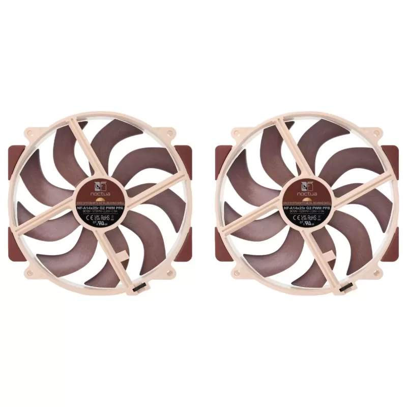 Вентилятор для Корпуса Noctua NF-A14X25r G2 PWM SX2-PP 140mm 2xFans