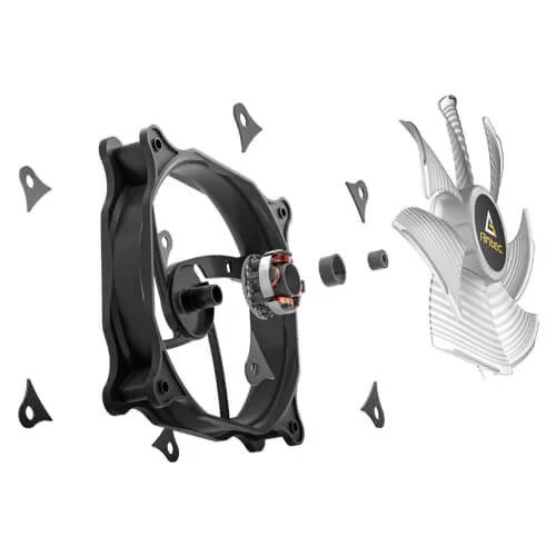 Вентилятор для Корпуса Antec F12 Racing ARGB 120mm PWM Цвет:чёрный