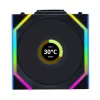 מאוורר למארז LIAN-LI UNI SL Wireless LCD 12mm Reverse שחור 120mm