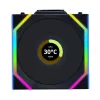 מאוורר למארז LIAN-LI UNI SL Wireless LCD 12mm Reverse שחור 120mm