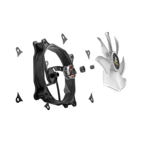 Вентилятор для Корпуса Antec F12 Racing ARGB 120mm PWM Цвет:чёрный