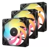 Fan set Corsair RS120-R ARGB 120mm PWM Reverse 3xFans black Fan set Corsair RS120-R ARGB 120mm PWM Reverse 3xFans black