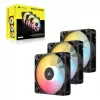 Fan set Corsair RS120-R ARGB 120mm PWM Reverse 3xFans black Fan set Corsair RS120-R ARGB 120mm PWM Reverse 3xFans black