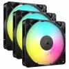Fan set Corsair RS120-R ARGB 120mm PWM Reverse 3xFans black Fan set Corsair RS120-R ARGB 120mm PWM Reverse 3xFans black