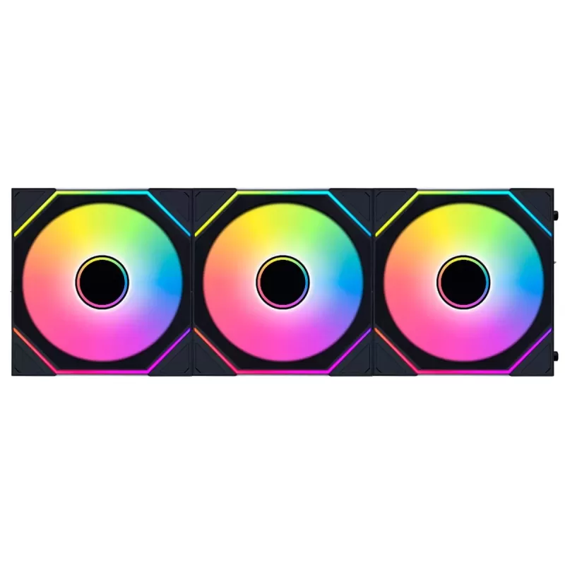 סט מאווררים LIAN-LI 120mm UNI SL-INF Wireless x3 צבע שחור