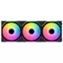סט מאווררים LIAN-LI 120mm UNI SL-INF Wireless x3 צבע שחור