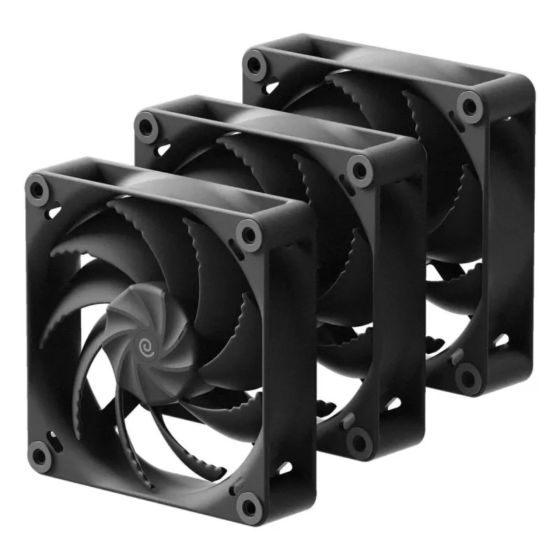 סט מאווררים HAVN H12 Triple Pack 120mm x3 צבע שחור