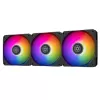 מאוורר SilverStone Air Nexus 120 ARGB PWM 3xFans שחור 120mm