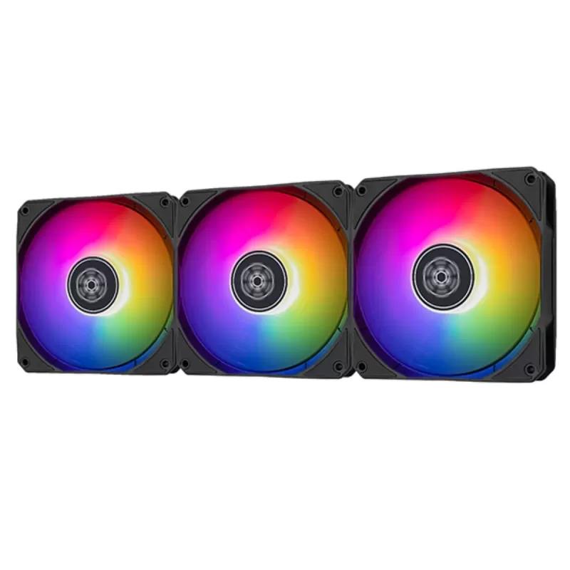 מאוורר SilverStone Air Nexus 120 ARGB PWM 3xFans שחור 120mm