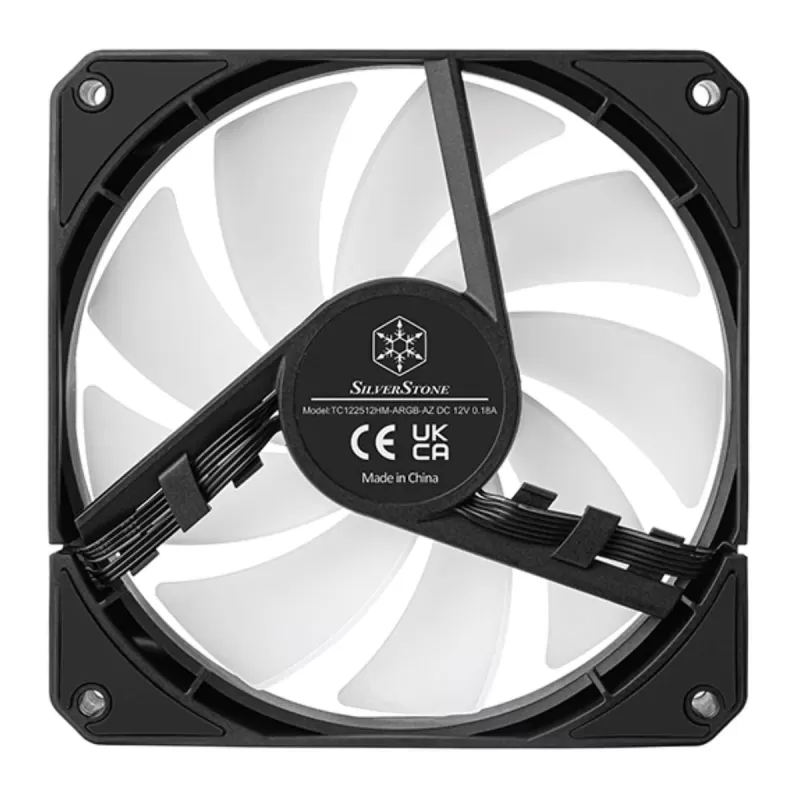מאוורר SilverStone Air Nexus 120 ARGB PWM 3xFans שחור 120mm