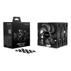מאוורר למארז be quiet! Pure Wings 3 140mm PWM 3-Pack שחור