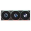 Case Fan LIAN-LI 120mm UNI FAN TL LCD FLEX Reverse Blade 3-Pack black