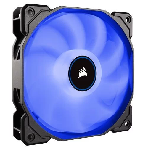 Вентилятор для Корпуса Corsair Air Series AF120 LED (2018) Blue 120mm Fan Single Pack Цвет:чёрный, белый Вентилятор для Корпуса Corsair Air Series AF120 LED (2018) Blue 120mm Fan Single Pack Цвет:чёрный, белый