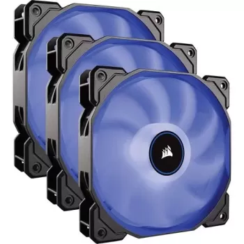 Kit 3 Fans Corsair Air Series AF120 LED (2018) black, blue 120mm