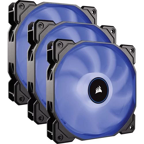 Kit 3 Fans Corsair Air Series AF120 LED (2018) black, blue 120mm Kit 3 Fans Corsair Air Series AF120 LED (2018) black, blue 120mm