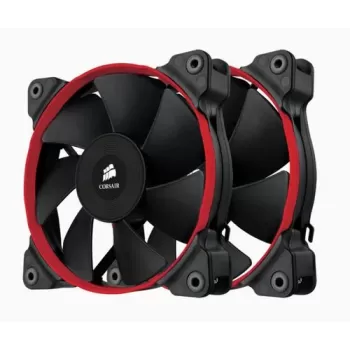 2 Fans Set Corsair Air Series SP120 PWM Quiet Edition High Static Pressure 120mm Color:black, red, blue
