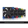 מאוורר למארז Noctua NF-A8 PWM CH.BK.S PWM CHROMAX.BLACK.SWAP 80mm צבע שחור מאוורר למארז Noctua NF-A8 PWM CH.BK.S PWM CHROMAX.BLACK.SWAP 80mm צבע שחור
