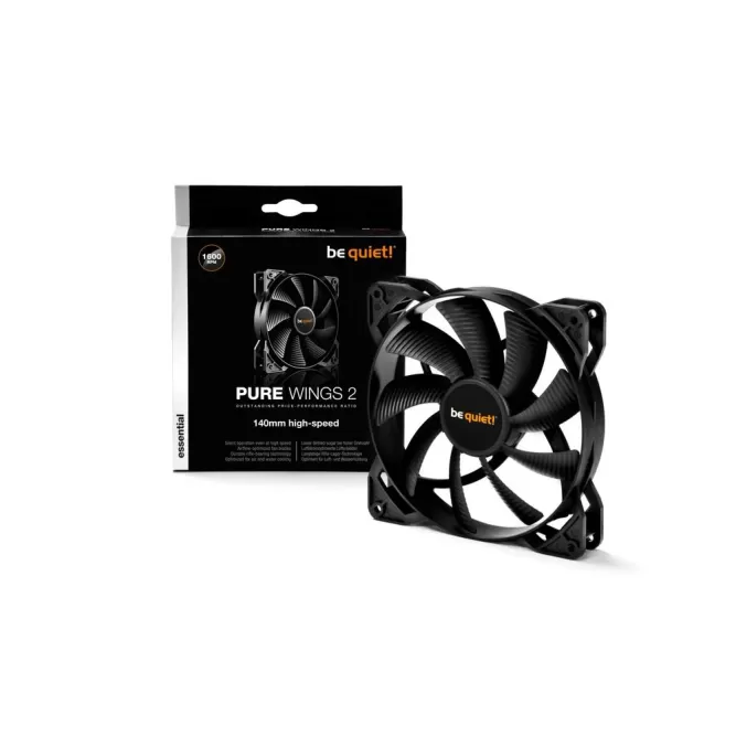 מאוורר למארז be quiet! PURE WINGS 2 שחור 140mm