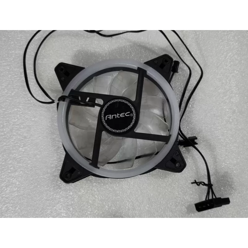 Case fan with faulting RBG Antec Prizm molex male and female 120mm OEM, no package Color:black